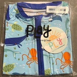 Little Sleepies Marine Life Shorty Zippy 3T